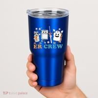 Retro Er Crew Emergency Room Funny Er Ed Nurse Tech Gift Tumbler thumb 2