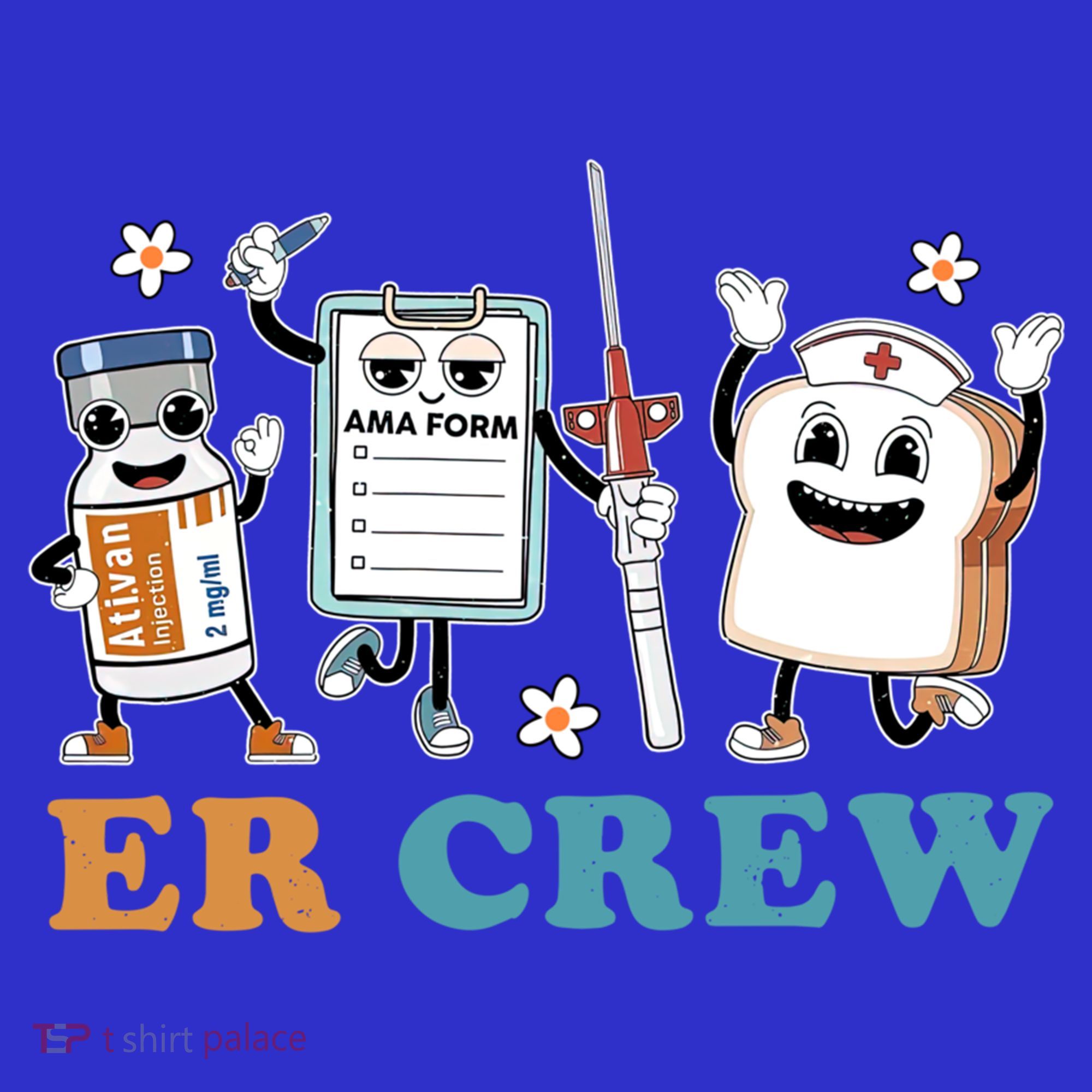 Retro Er Crew Emergency Room Funny Er Ed Nurse Tech Gift Tank Top