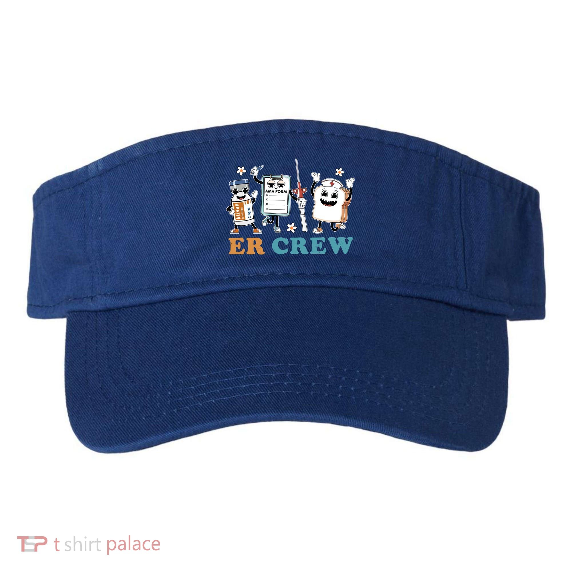 Retro Er Crew Emergency Room Funny Er Ed Nurse Tech Gift Visor