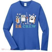 Retro Er Crew Emergency Room Funny Er Ed Nurse Tech Gift Women's Long Sleeve Shirt thumb 0