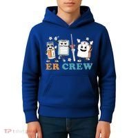 Retro Er Crew Emergency Room Funny Er Ed Nurse Tech Gift Kids Hoodie thumb 4