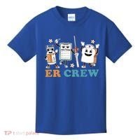 Retro Er Crew Emergency Room Funny Er Ed Nurse Tech Gift Kids T-Shirt thumb 0