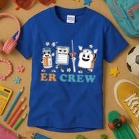 Retro Er Crew Emergency Room Funny Er Ed Nurse Tech Gift Kids T-Shirt thumb 3