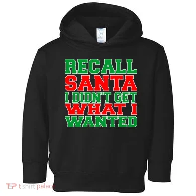 Recall Santa Toddler Hoodie