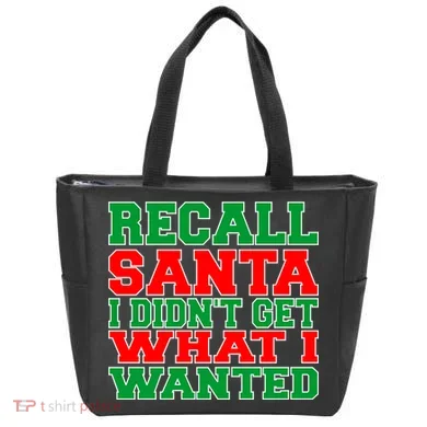 Recall Santa Tote Bag