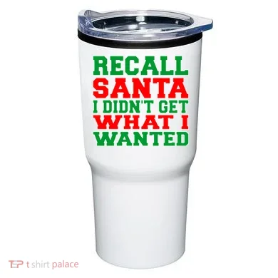Recall Santa Tumbler