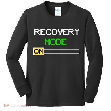 Recovery Mode On Kids Long Sleeve Shirt