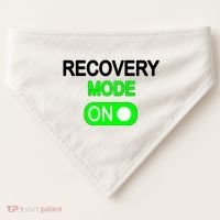 Recovery Mode On Funny USA-Made Doggie Bandana thumb 0