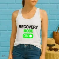 Recovery Mode On Funny Women's Tank Top thumb 2