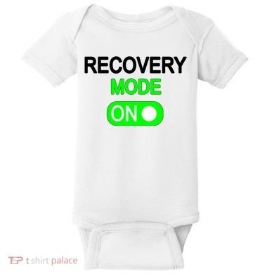 Recovery Mode On Funny Baby Bodysuit