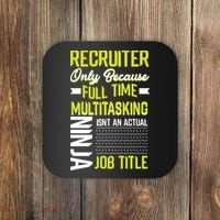 Recruiter Full Time Multitasking Job Title Coaster thumb 0