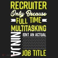 Recruiter Full Time Multitasking Job Title Tumbler thumb 3