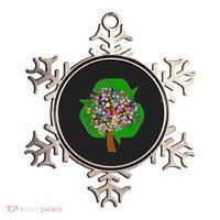 Recycle Reuse Reduce Flower Tree Ornament thumb 0