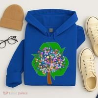 Recycle Reuse Reduce Flower Tree Hoodie thumb 4