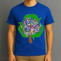 Recycle Reuse Reduce Flower Tree T-Shirt thumb 3