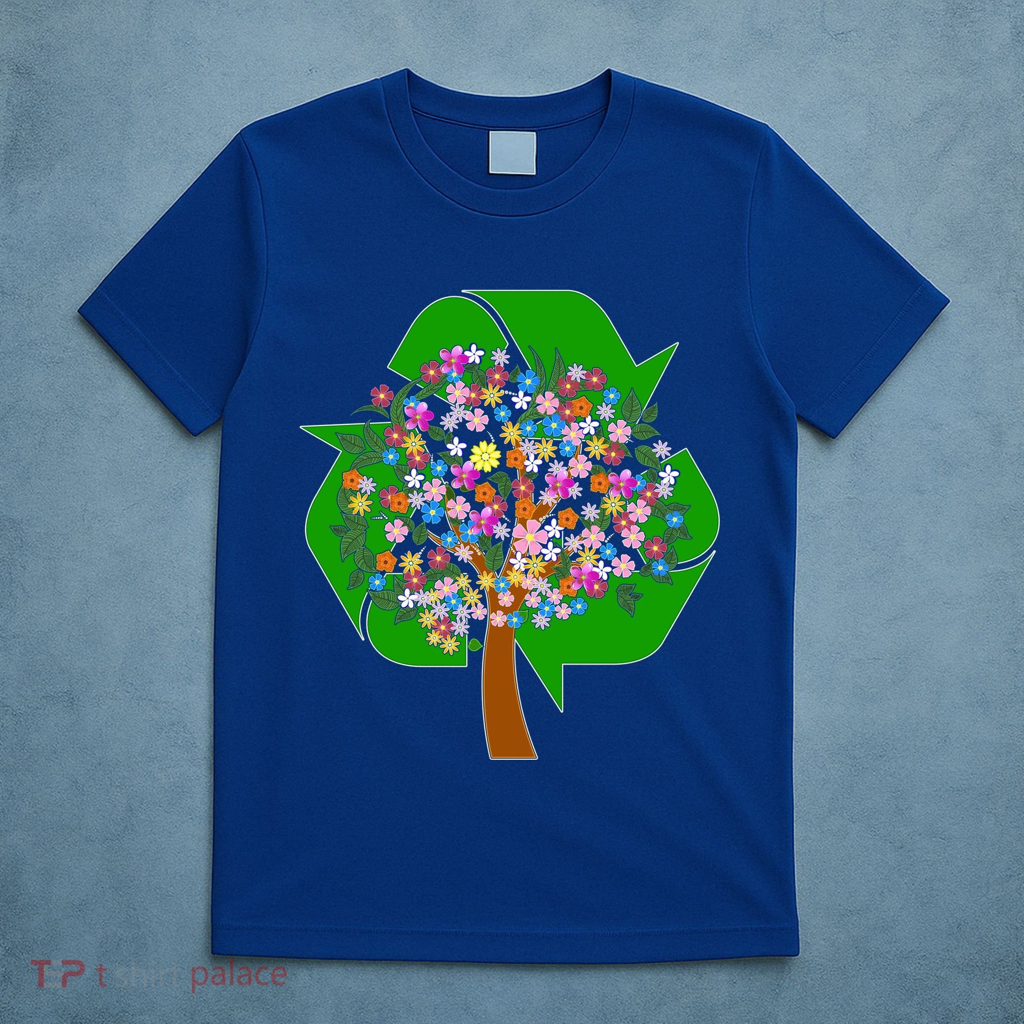 Recycle Reuse Reduce Flower Tree T-Shirt