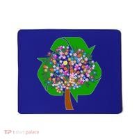 Recycle Reuse Reduce Flower Tree Mousepad thumb 0