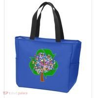 Recycle Reuse Reduce Flower Tree Tote Bag thumb 3