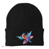 Red And Blue Flying Dragons Beanie thumb 0