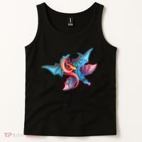 Red And Blue Flying Dragons Tank Top thumb 2