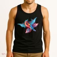 Red And Blue Flying Dragons Tank Top thumb 3