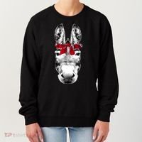Red Bandanna Gangster Donkey Women's Sweatshirt thumb 0