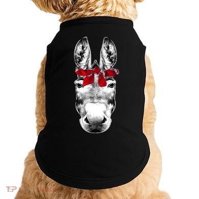 Red Bandanna Gangster Donkey Doggie Tank