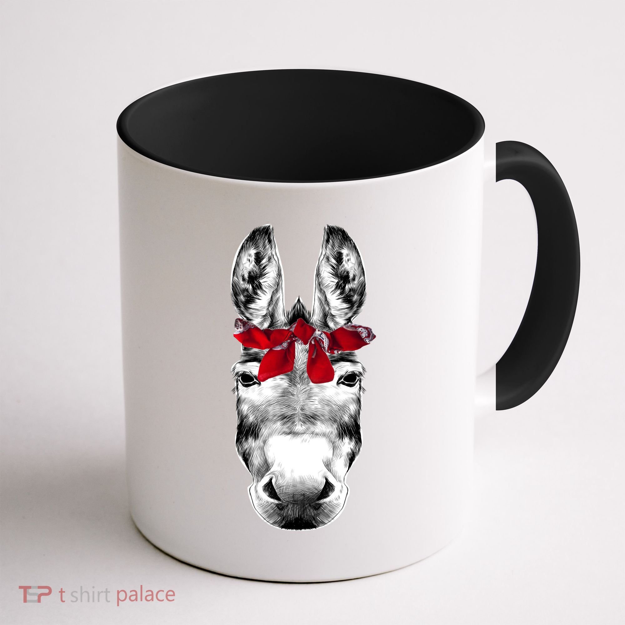Red Bandanna Gangster Donkey Coffee Mug