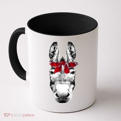 Red Bandanna Gangster Donkey Coffee Mug