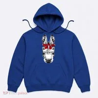 Red Bandanna Gangster Donkey Hoodie thumb 0