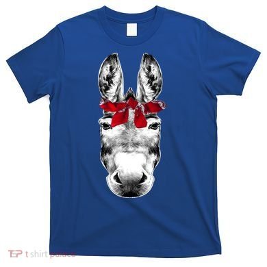 Red Bandanna Gangster Donkey T-Shirt