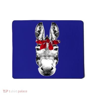 Red Bandanna Gangster Donkey Mousepad