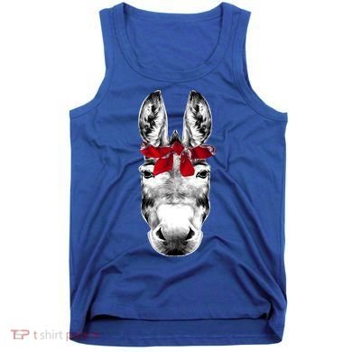 Red Bandanna Gangster Donkey Tank Top