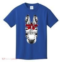 Red Bandanna Gangster Donkey Kids T-Shirt thumb 0