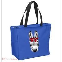 Red Bandanna Gangster Donkey Tote Bag thumb 2