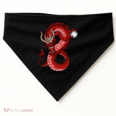 Red Dragon USA-Made Doggie Bandana