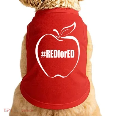 Red For Ed Doggie Tank
