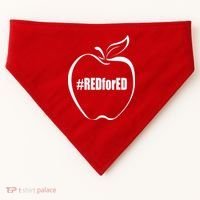 Red For Ed USA-Made Doggie Bandana thumb 0
