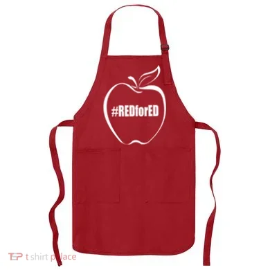 Red For Ed Apron