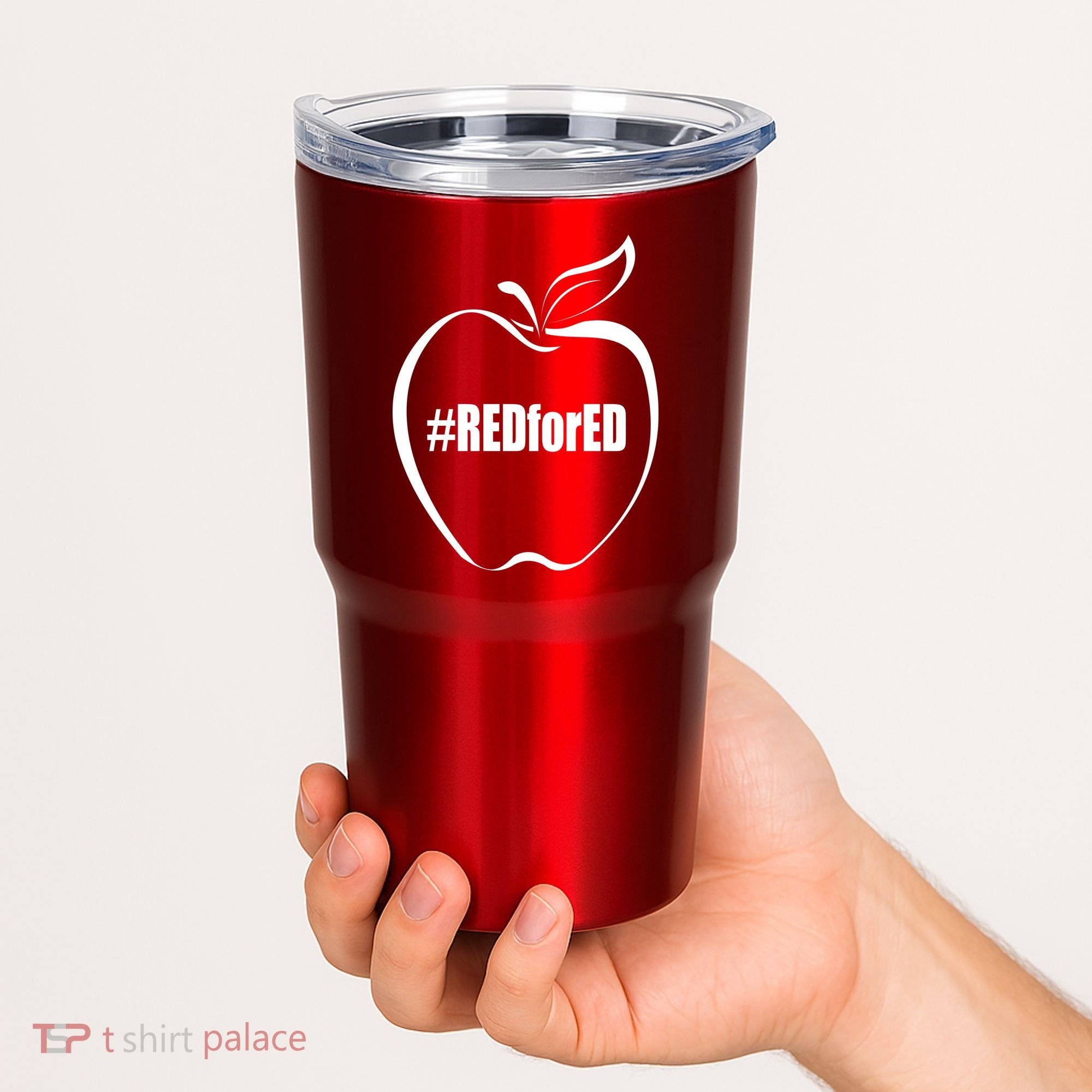 Red For Ed Tumbler