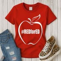 Red For Ed Women's T-Shirt thumb 3