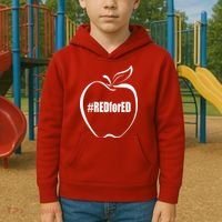 Red For Ed Kids Hoodie thumb 2