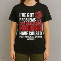 Red For Ed 99 Problems T-Shirt thumb 4