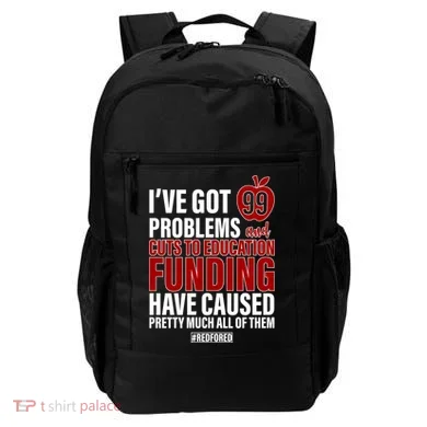 Red For Ed 99 Problems Backpack