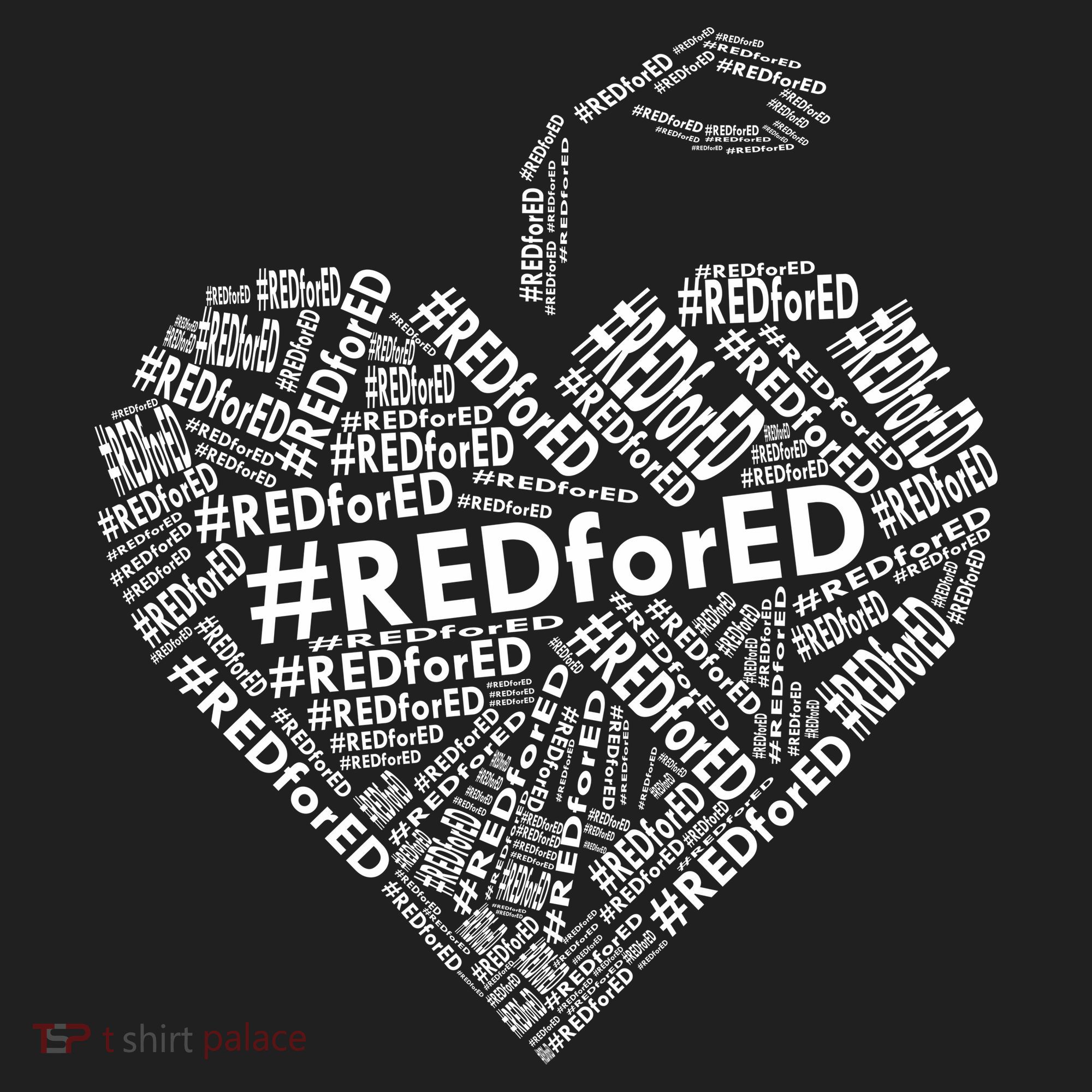 Red For Ed Apple Heart Women's Sweatshirt