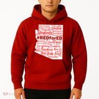 Red For Ed Arizona State Mash-Up Teachers Hoodie thumb 2