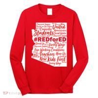 Red For Ed Arizona State Mash-Up Teachers Long Sleeve Shirt thumb 0