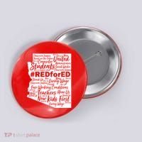 Red For Ed Arizona State Mash-Up Teachers Button thumb 0