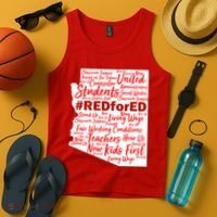 Red For Ed Arizona State Mash-Up Teachers Tank Top thumb 4