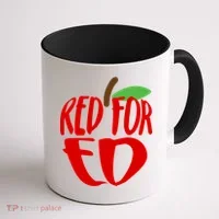 Red For Ed Arizona Teacher Coffee Mug thumb 1